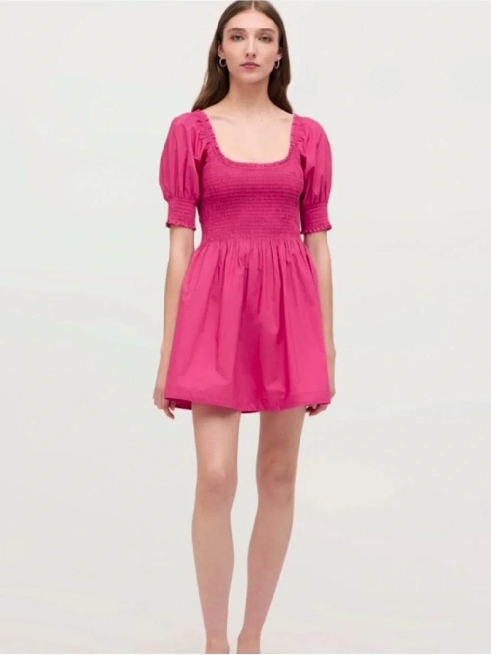 red dress ruched Besotted Ruched Mini Dress Red
